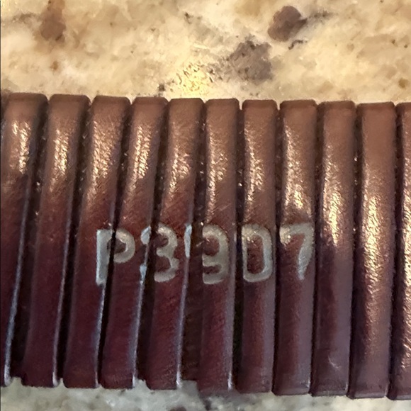 Brighton Woven Brown Leather Belt with Silver Buckle - Picture 3 of 7